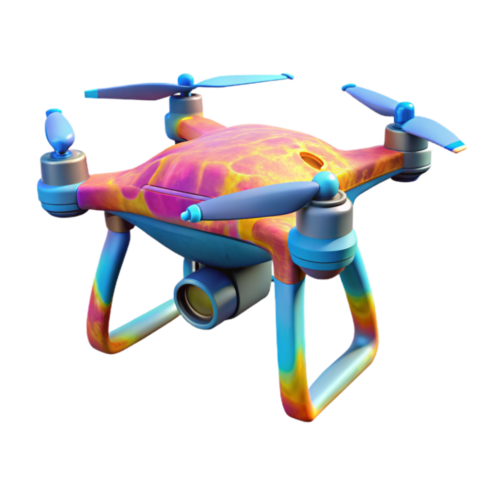 stunning traditional Drone with Thermal Imaging Camera Cutout high resolution png