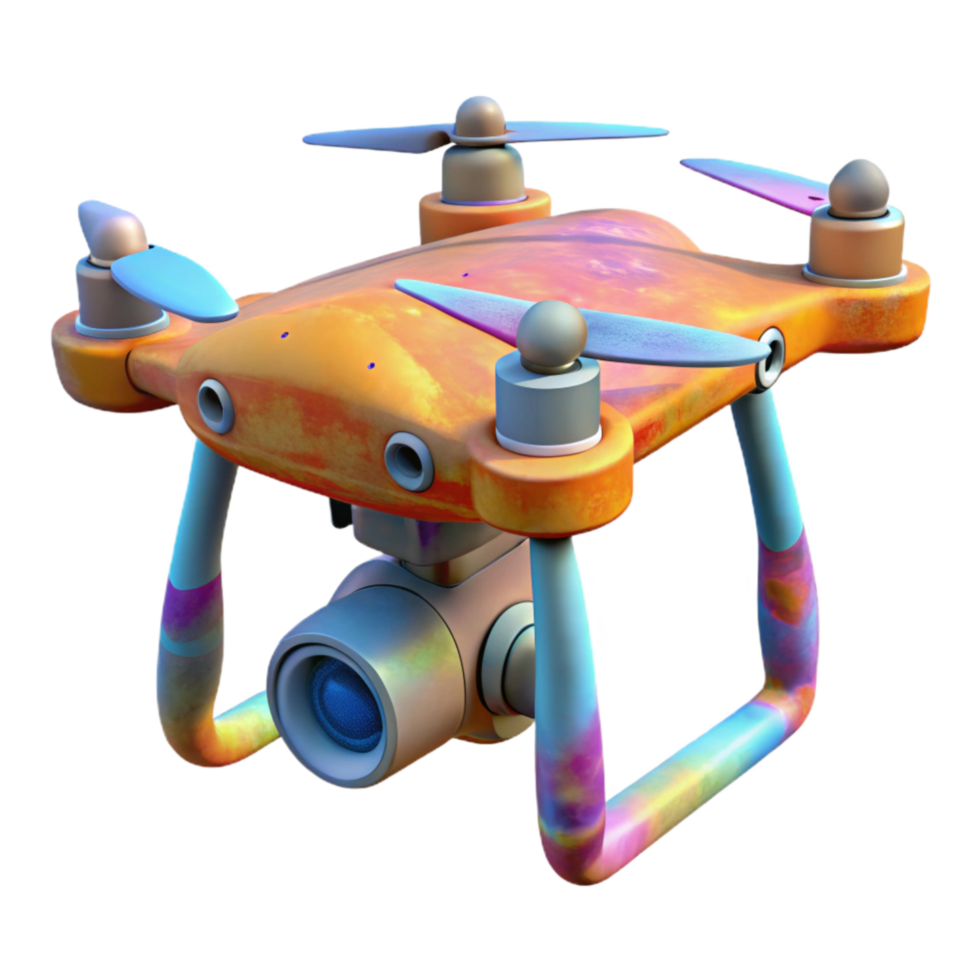 dramatic classic Drone with Thermal Imaging Camera Cutout authentic png