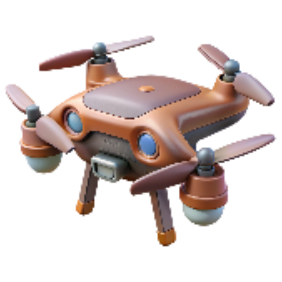 elegant rustic Drone with Wind Resistance Design Cutout genuine png