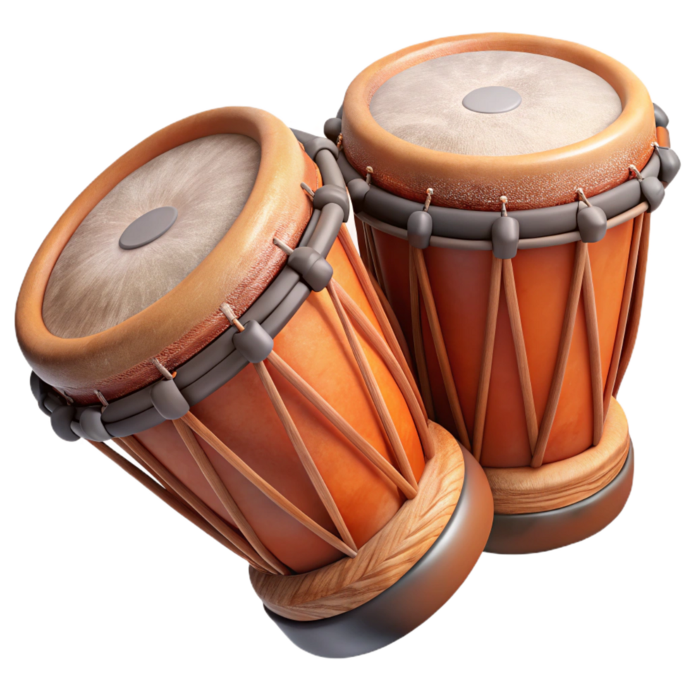 impressive artistic Drum Brushes Close Up View Isolated exclusive png