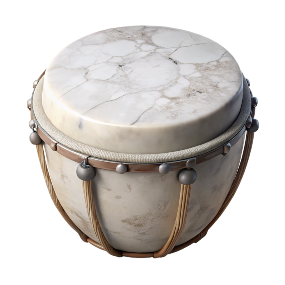 Drum Head Percussion Skin White Color Transparent Background png