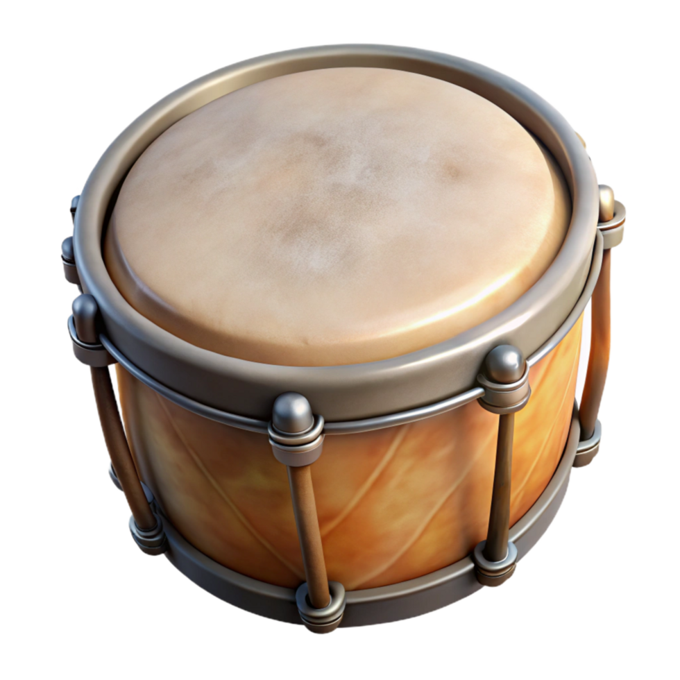 extraordinary minimalist Drum Head Plastic Surface Isolated Cutout with Realistic Texture detailed png