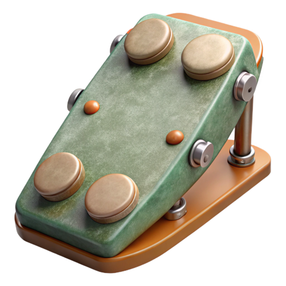 beautiful creative Drum Pedal Close Up View Cutout premium png