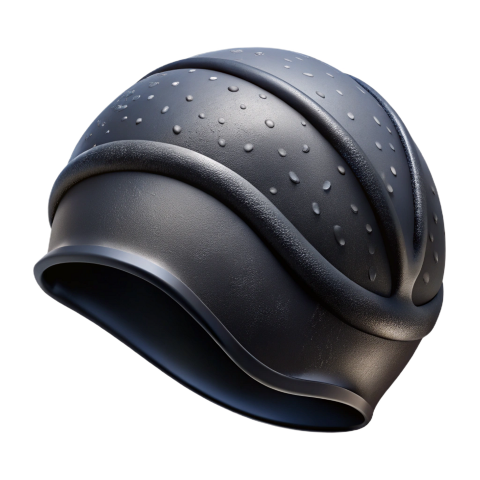 wonderful rustic Swim Cap Black Cutout Transparent Background genuine png