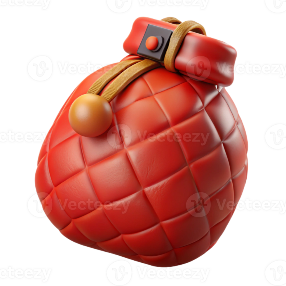 impressive artistic Dry Bag Red Transparent Background original png