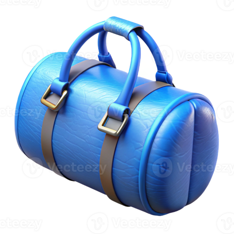 impressive traditional Duffel Bag Blue Transparent Background original png
