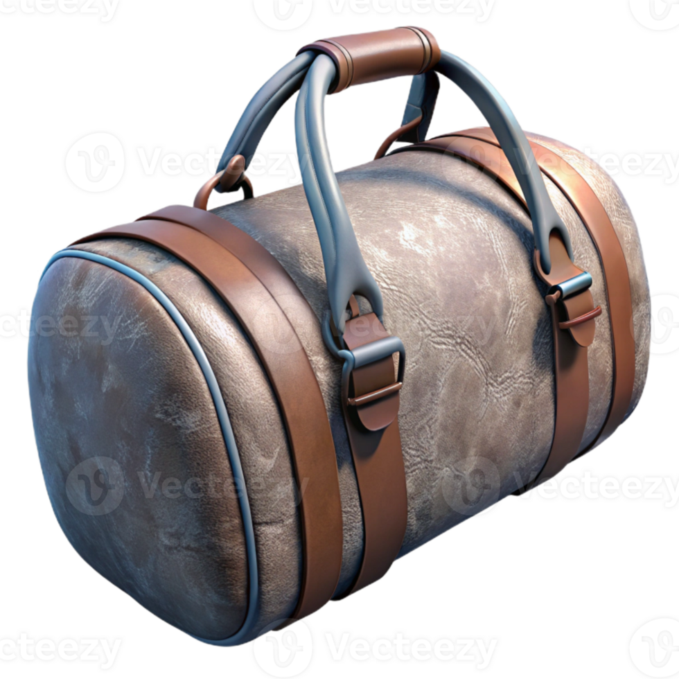 beautiful traditional Duffle Bag with Shoulder Strap Transparent Background genuine png