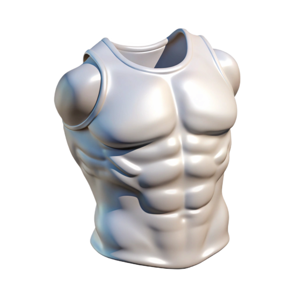 magnificent rustic Tank Top White Muscle Fit Isolated Cutout detailed png