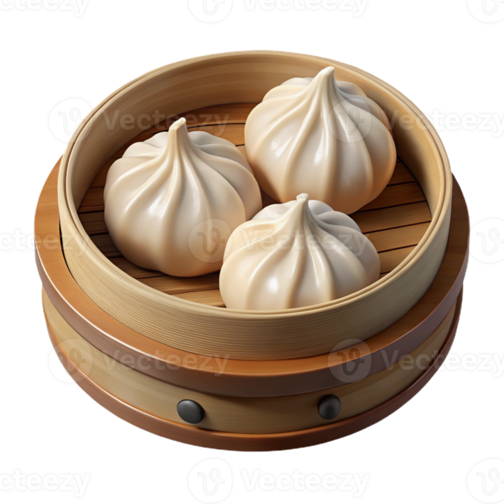 wonderful creative Dumplings Steamed and Ready Transparent Background detailed png