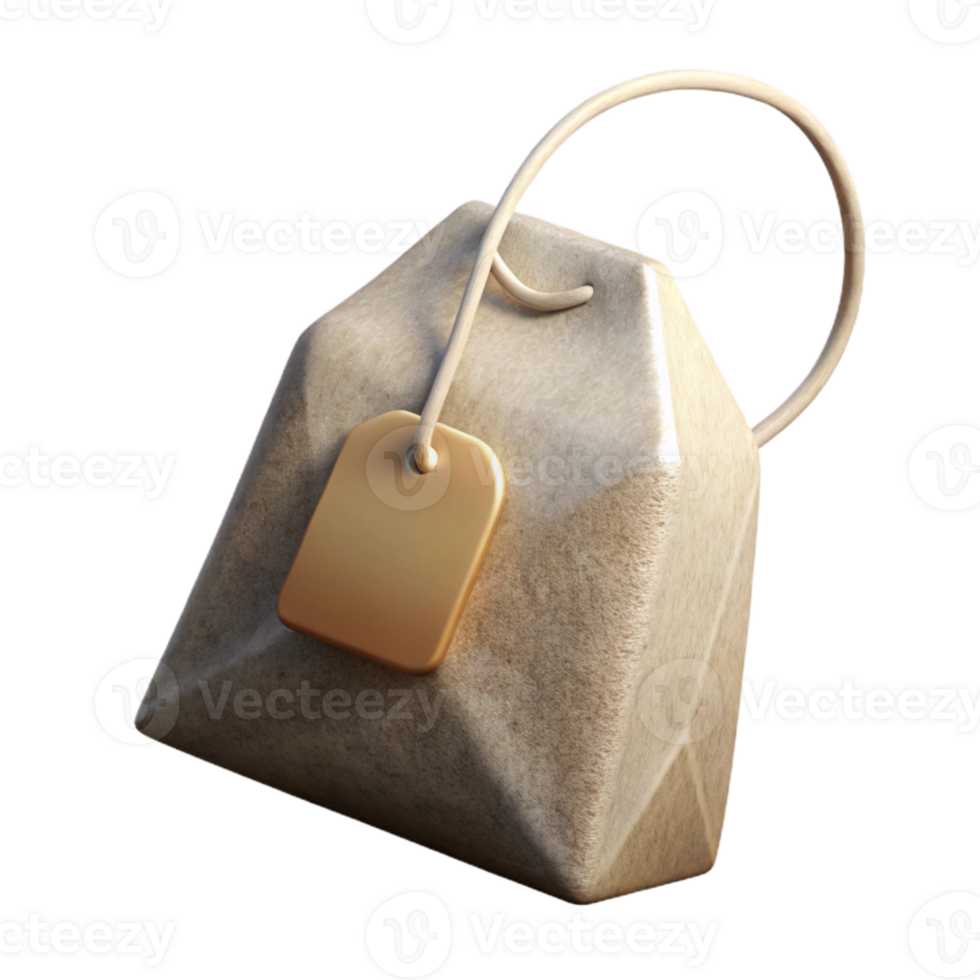 stunning abstract Tea Bag Cutout with String Detail genuine png