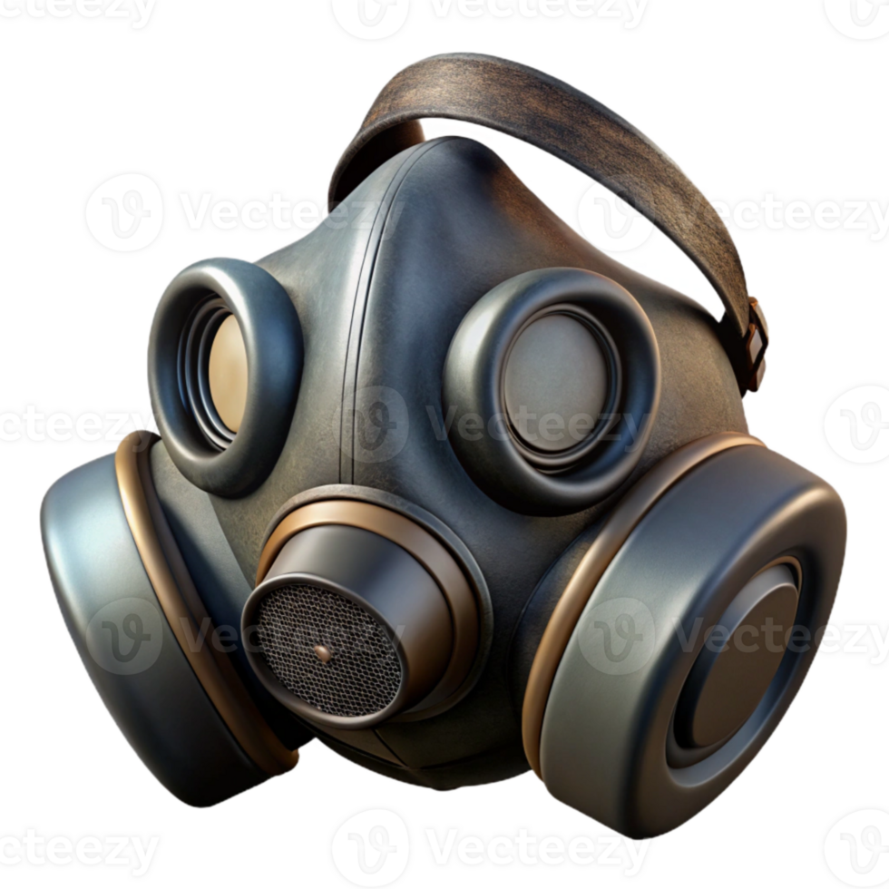 wonderful contemporary Dust Mask Black Filtering Respirator Transparent Background high resolution png