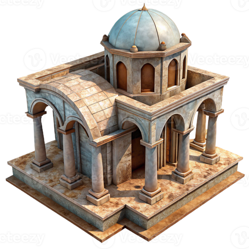 dramatic abstract D Virtual Architecture Model Transparent Background exclusive png