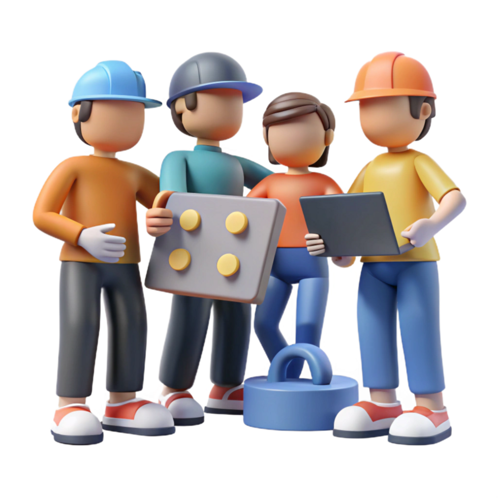 magnificent creative Team Collaborating on Project Transparent detailed png