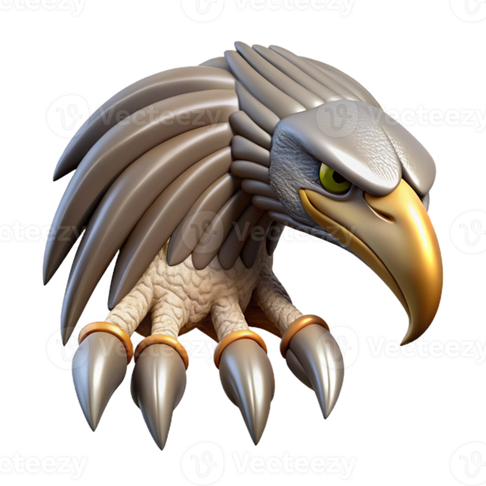 stunning modern Eagle Talons Sharp Detail Cutout Transparent Background high resolution png