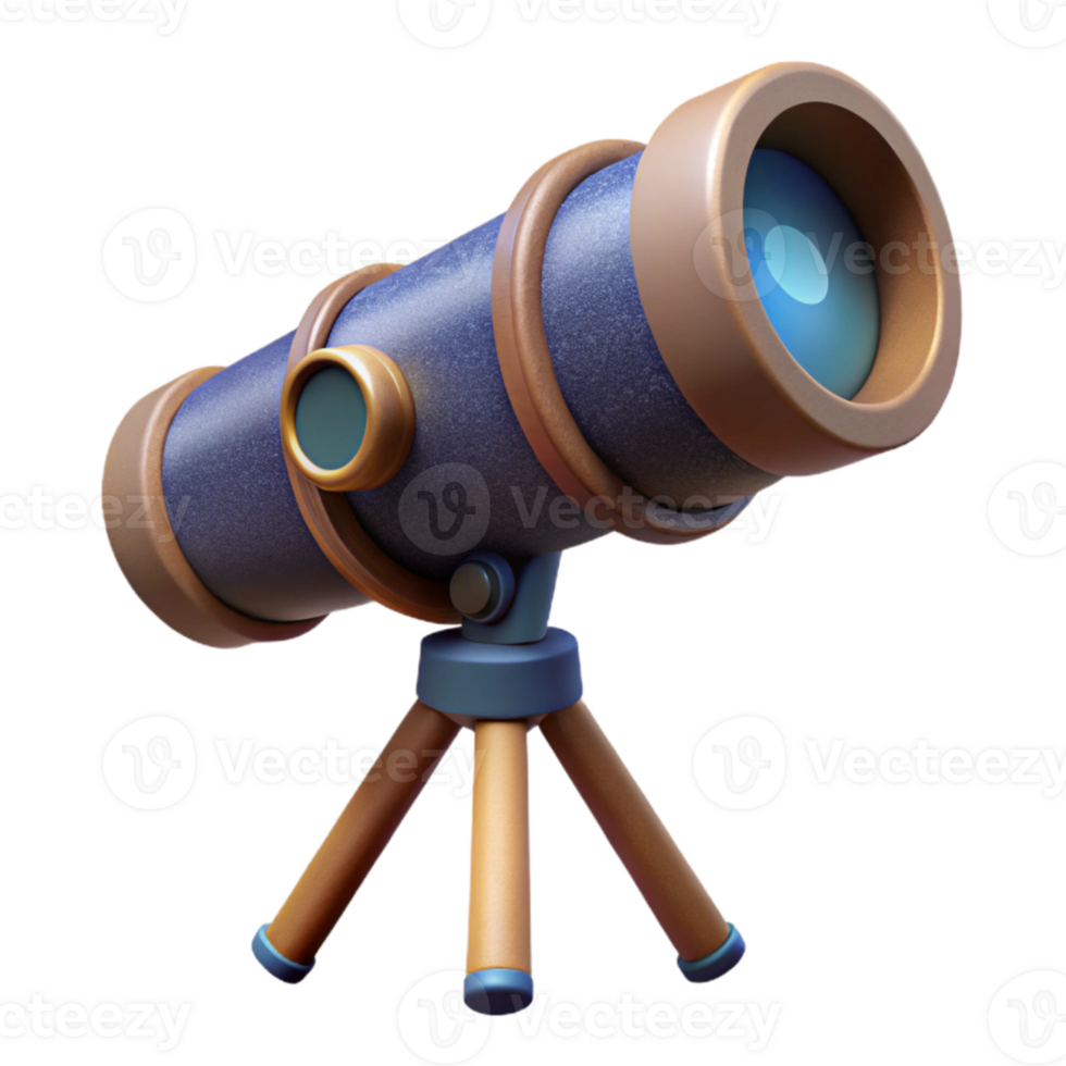 impressive contemporary Telescope Side View Isolated Element detailed png