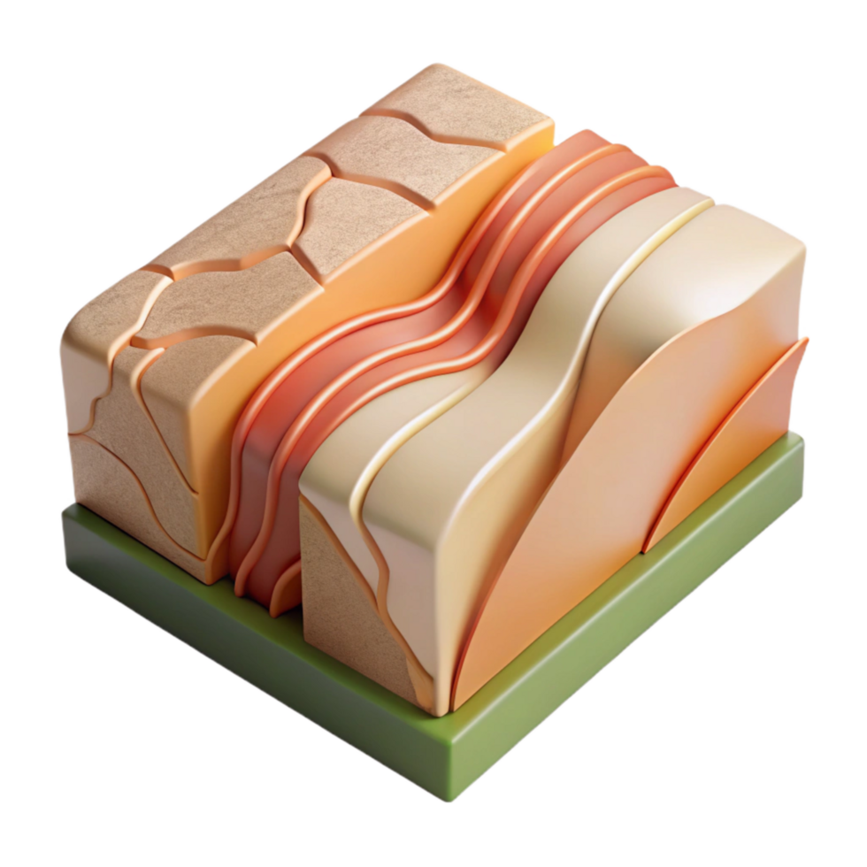 wonderful modern Earthquake Fault Line Diagrammatic View Transparent Background authentic png