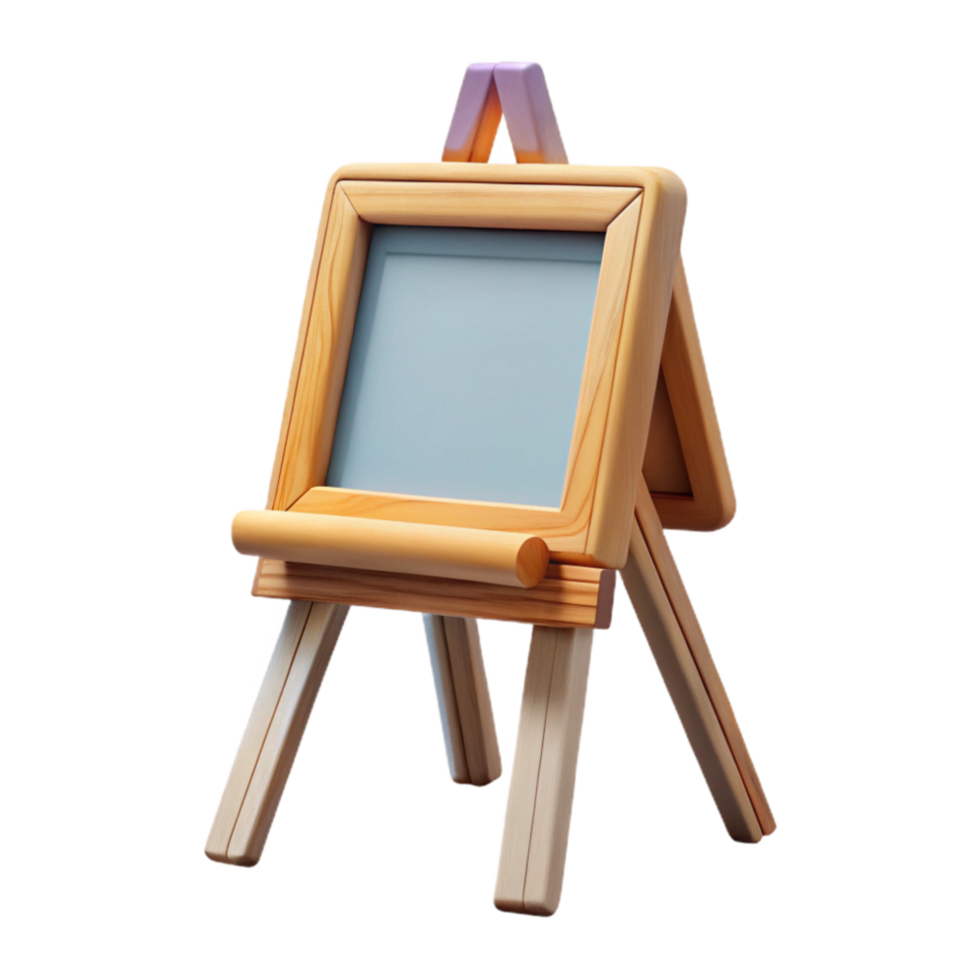 stunning creative Easel Wooden Frame Transparent Background original png