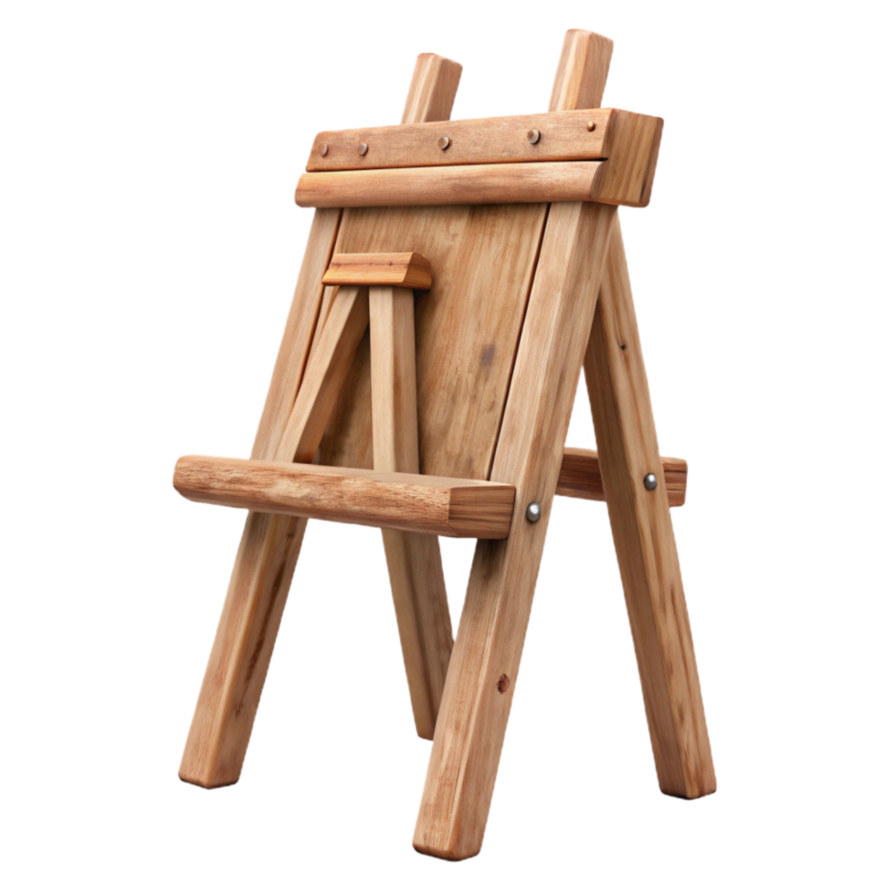 stunning abstract Easel Wooden Side View Cutout original png
