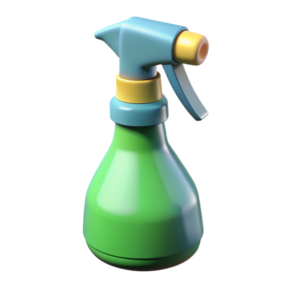 vibrant classic Eco Friendly Cleaning Spray Bottle Isolated high quality png
