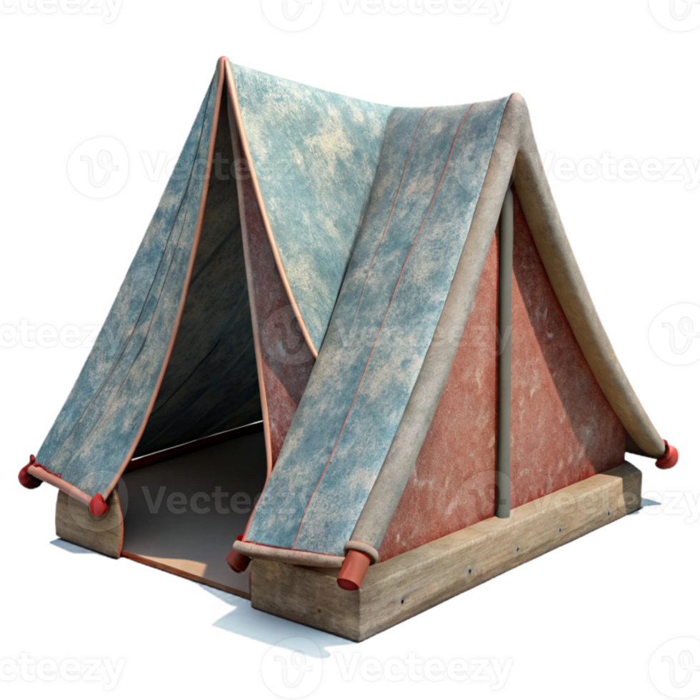 elegant classic Tent Side View Cutout high quality png