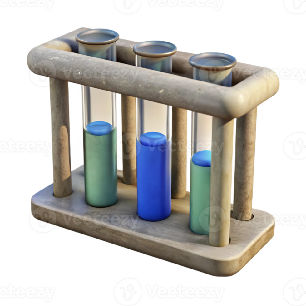 vibrant modern Test Tube Rack Front View Cutout high quality png