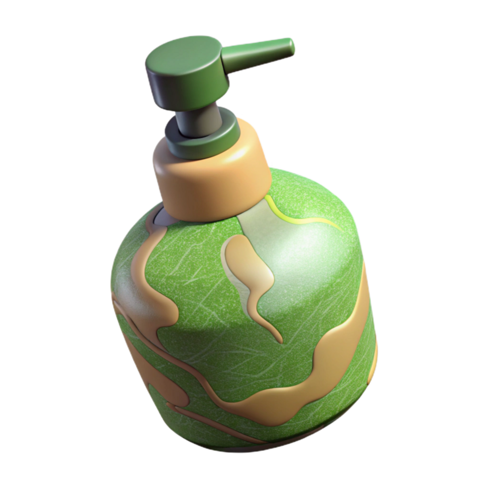 elegant modern Eco Friendly Hand Soap Bottle Transparent Background high quality png