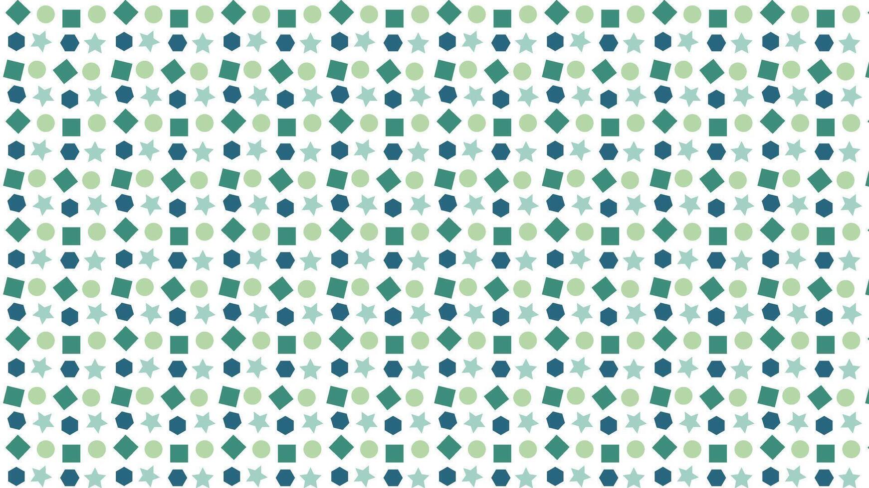Pattern of Geometric Shapes with Circular and Polygonal Motifs. Abstract background. vector