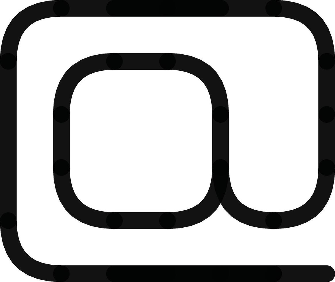 Abstract Black Geometric Design with White Background and Bold Shapes. add symbol vector