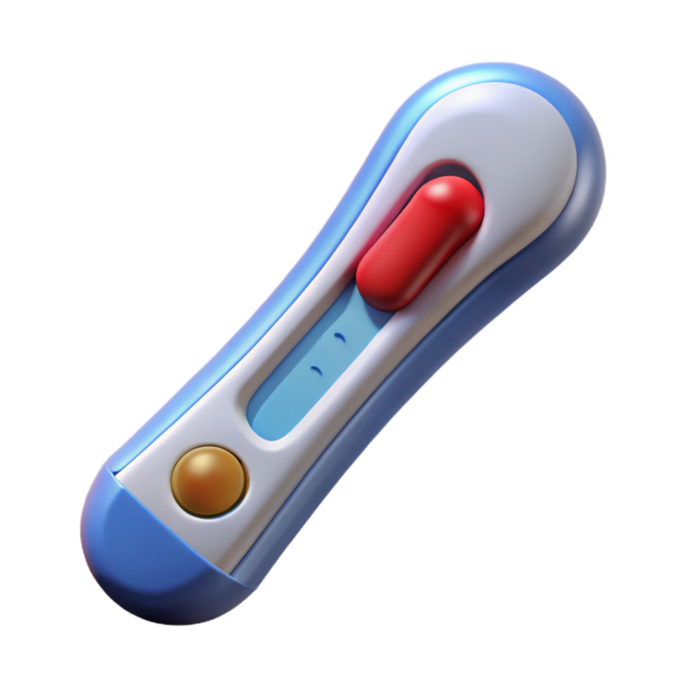 serene vintage Thermometer Digital Temperature Reading Transparent Background authentic png