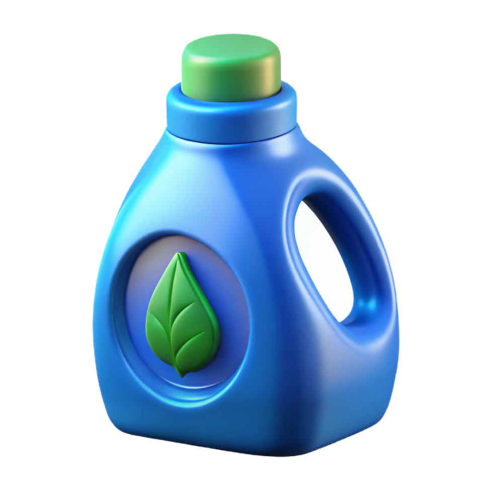 wonderful vintage Eco Friendly Laundry Detergent Bottle Isolated professional png
