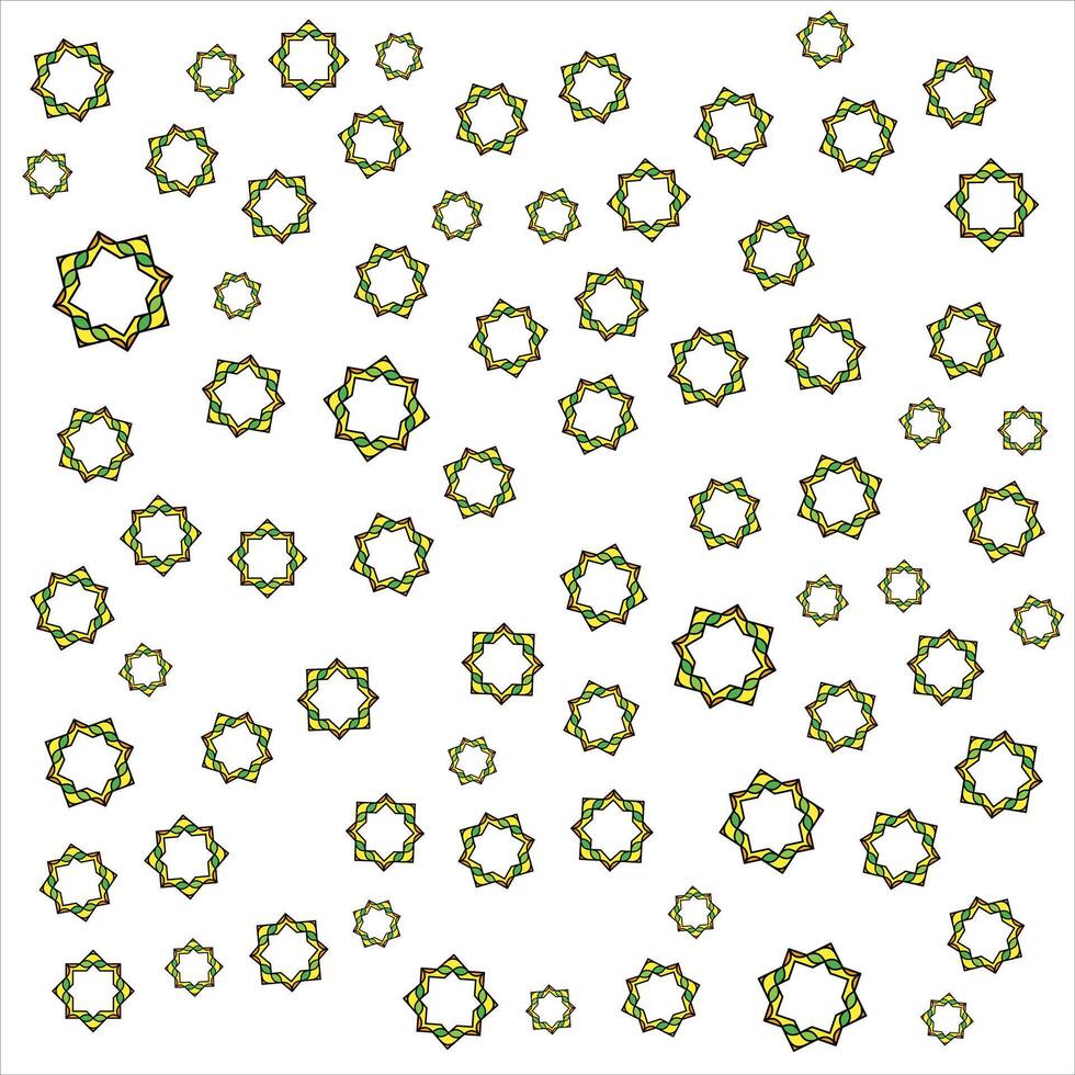 Pattern of Decorative Gears with a White Background vector