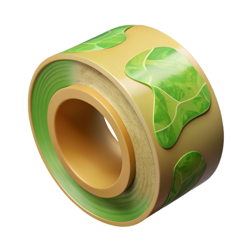 serene creative Eco Friendly Packaging Tape Isolated premium png