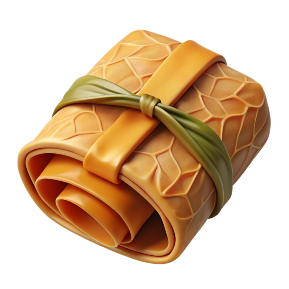 beautiful traditional Eco Friendly Packaging Wrap Made of Beeswax Cutout authentic png