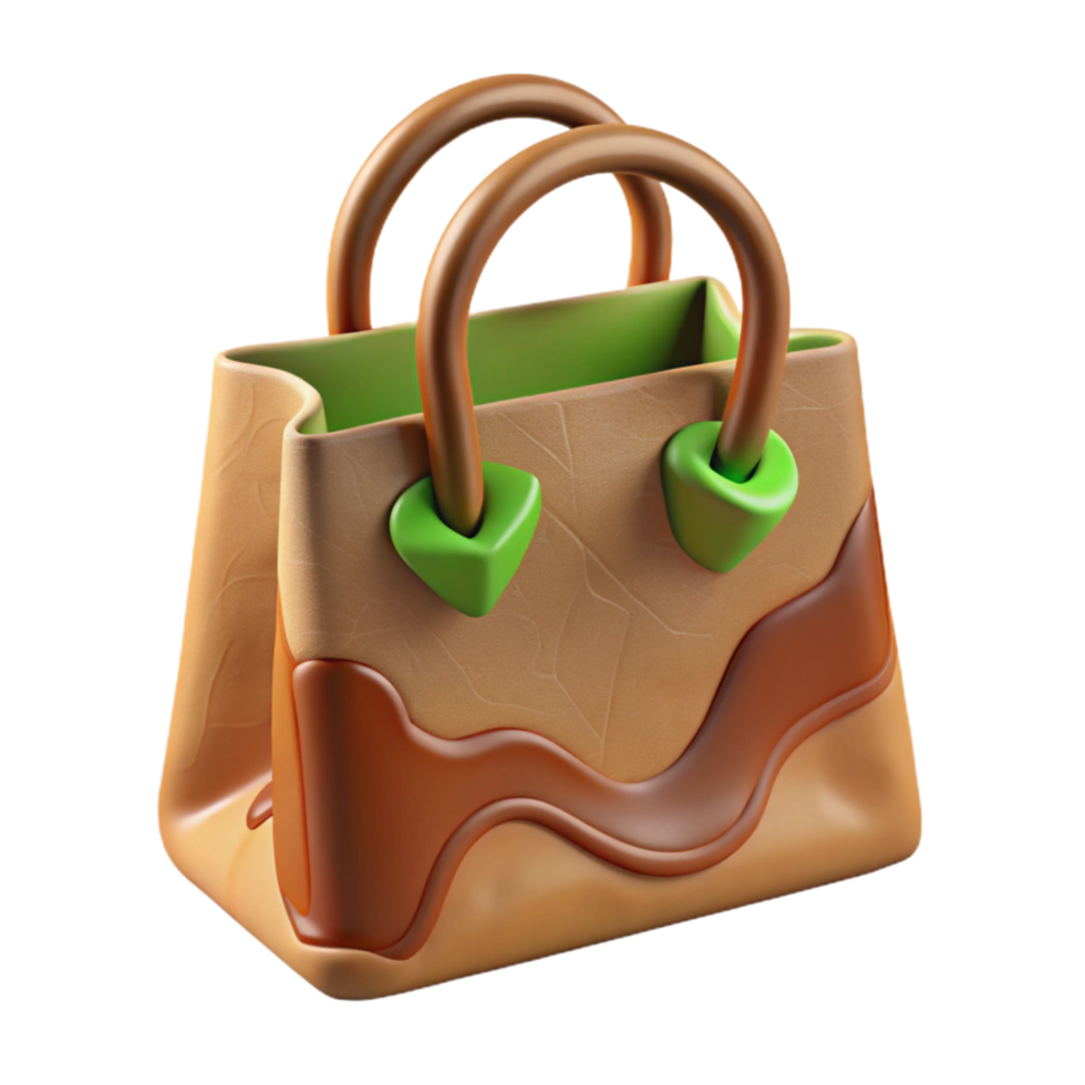 beautiful abstract Eco Friendly Shopping Bag Transparent Element detailed png