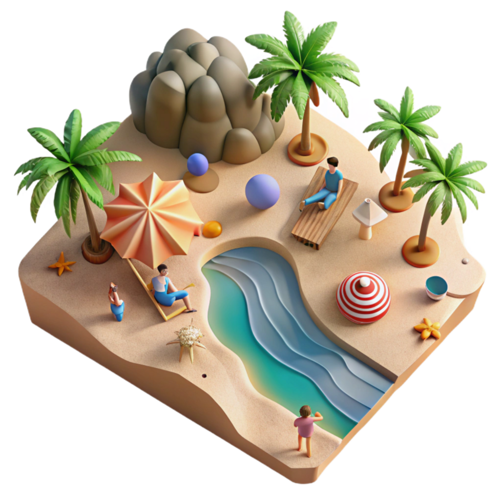 magnificent artistic Top Down Shot of Residential Area with Pools Cutout original png
