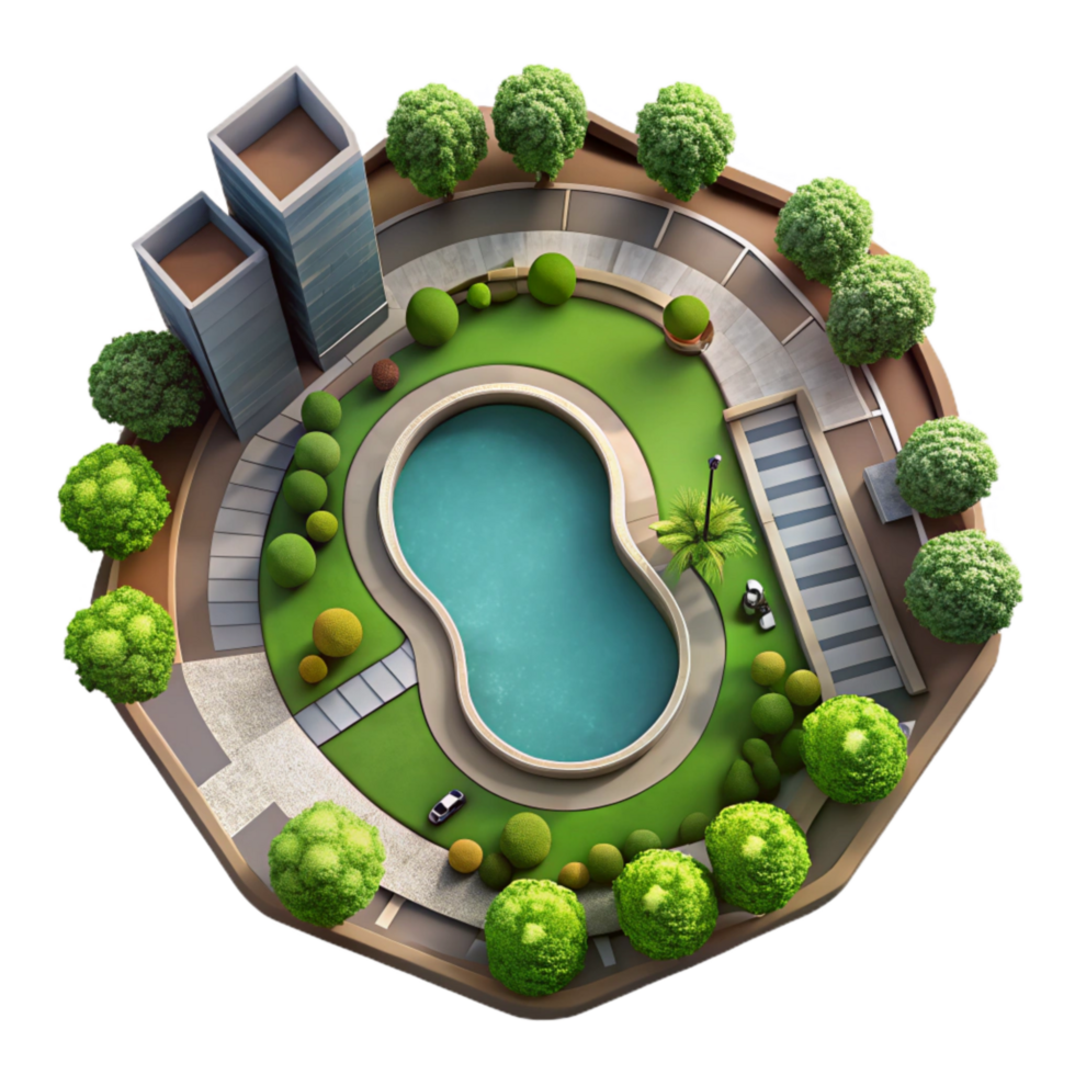 wonderful classic Top Down View of Winding River Transparent Background original png