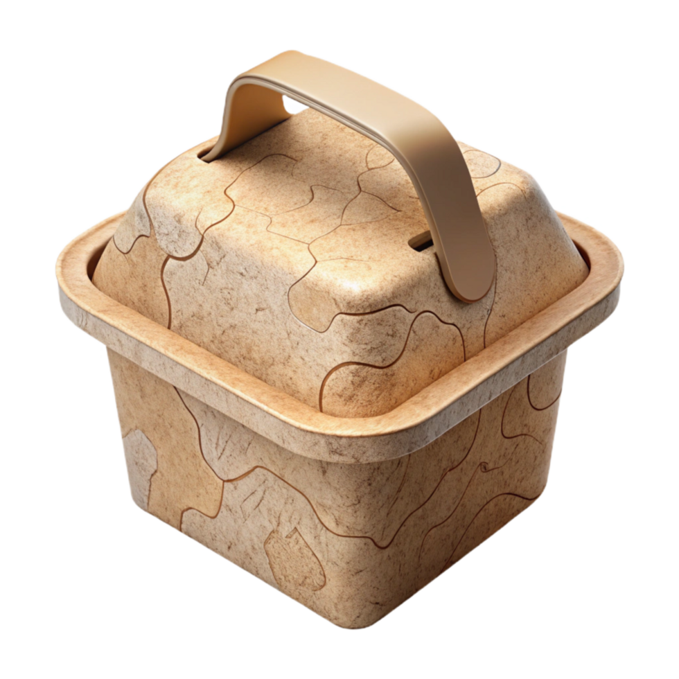 extraordinary abstract Eco Friendly Takeout Box Made of Bagasse Cutout png