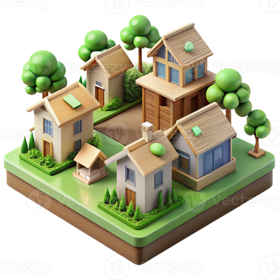 stunning abstract Eco Village Housing Layout Transparent authentic png