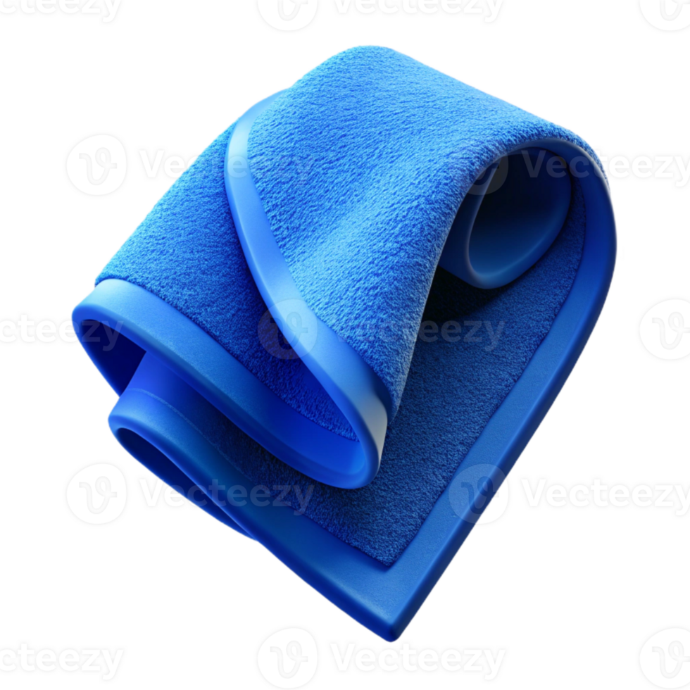 beautiful rustic Towel Blue Cutout Transparent Background genuine png