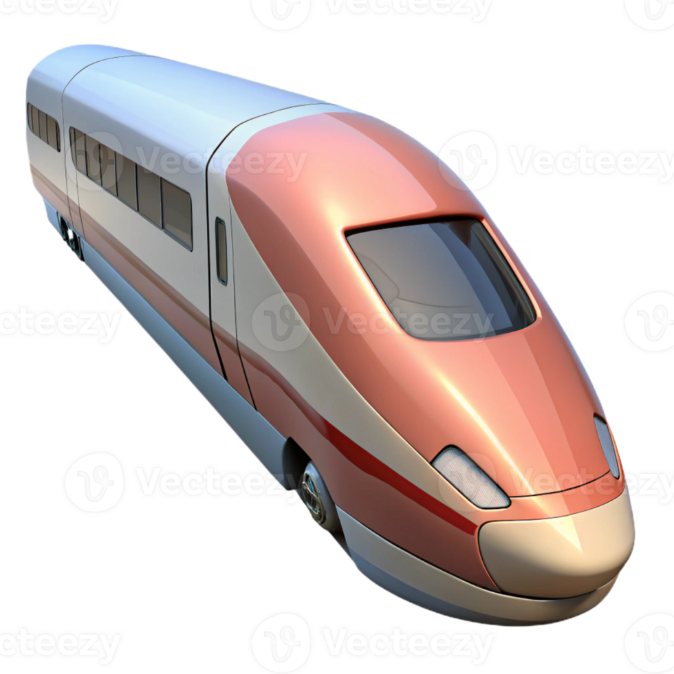 elegant creative Train High Speed Train Side View Isolated original png