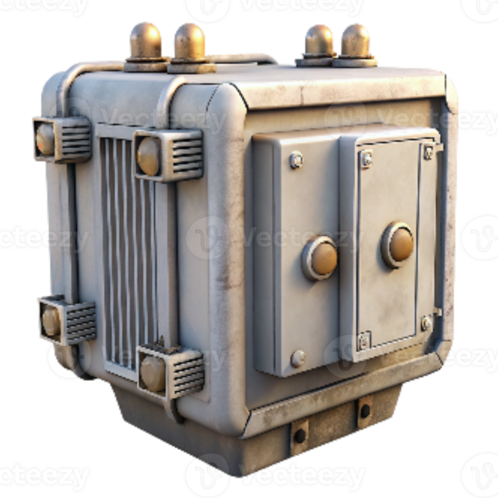 wonderful classic Transformer Electrical Box Close Up Isolated high resolution png