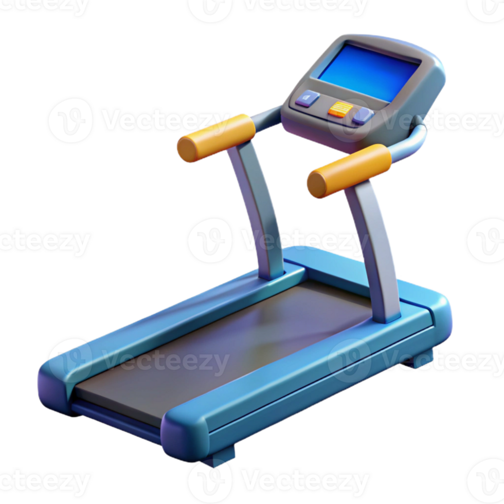 magnificent creative Treadmill Digital Display Isolated Cutout detailed png