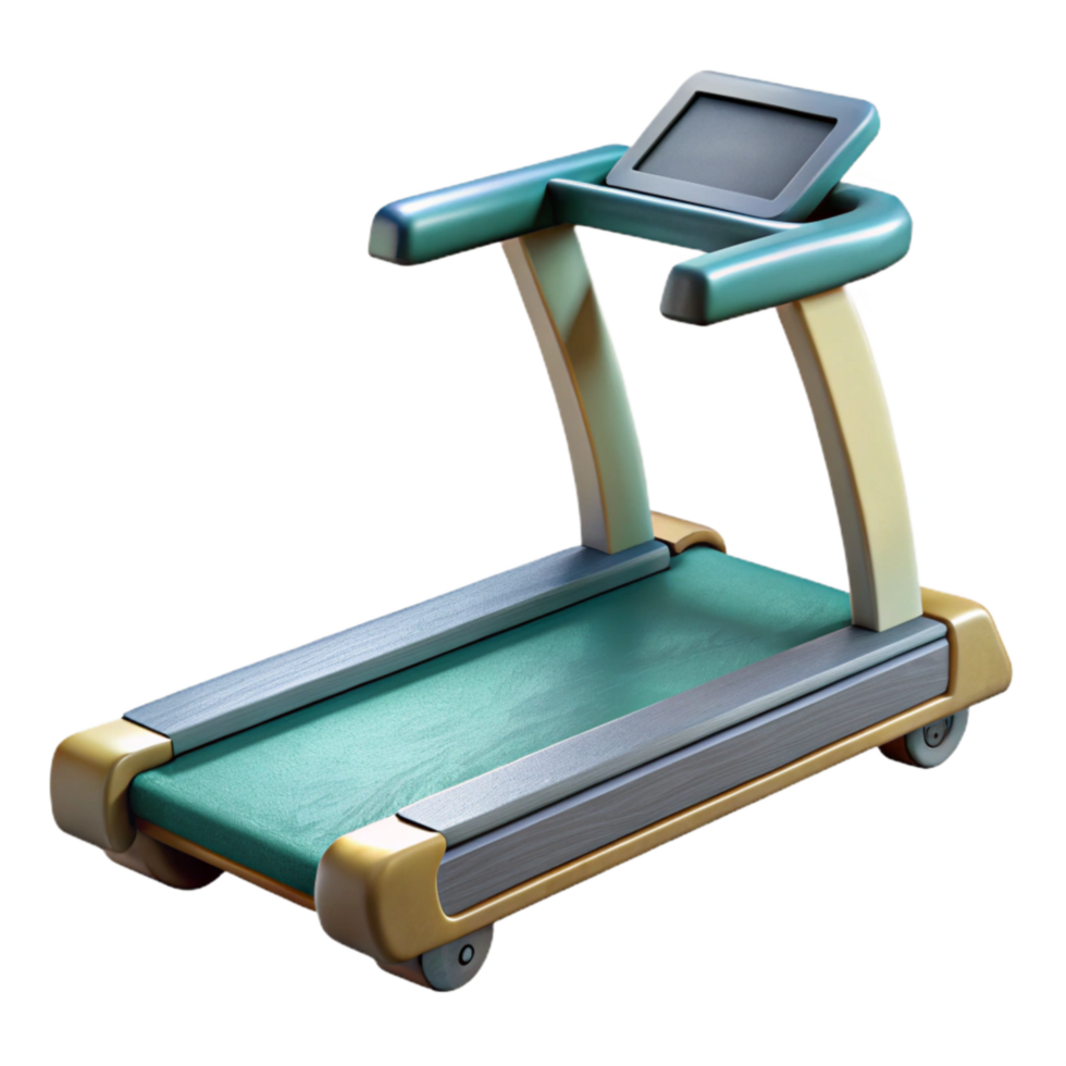 wonderful classic Treadmill Modern Design with Transparent Background high quality png