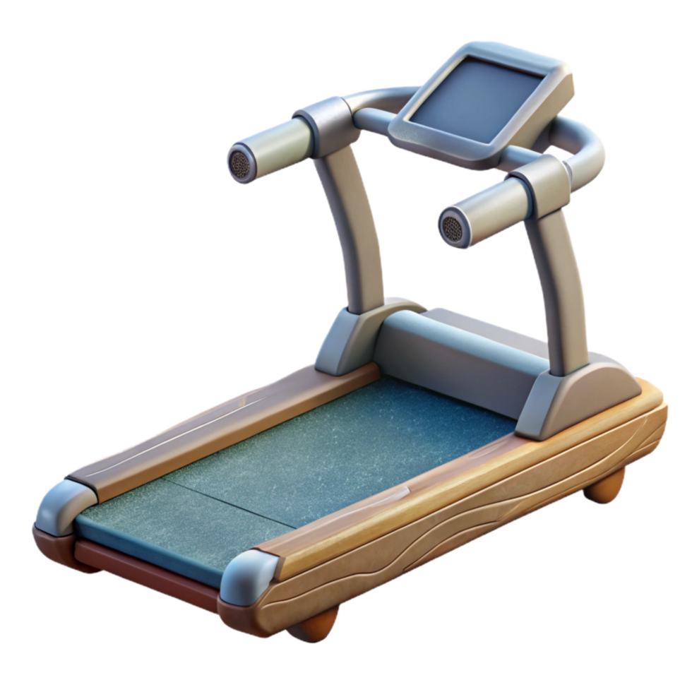 dramatic rustic Treadmill Modern Design with Transparent Background genuine png