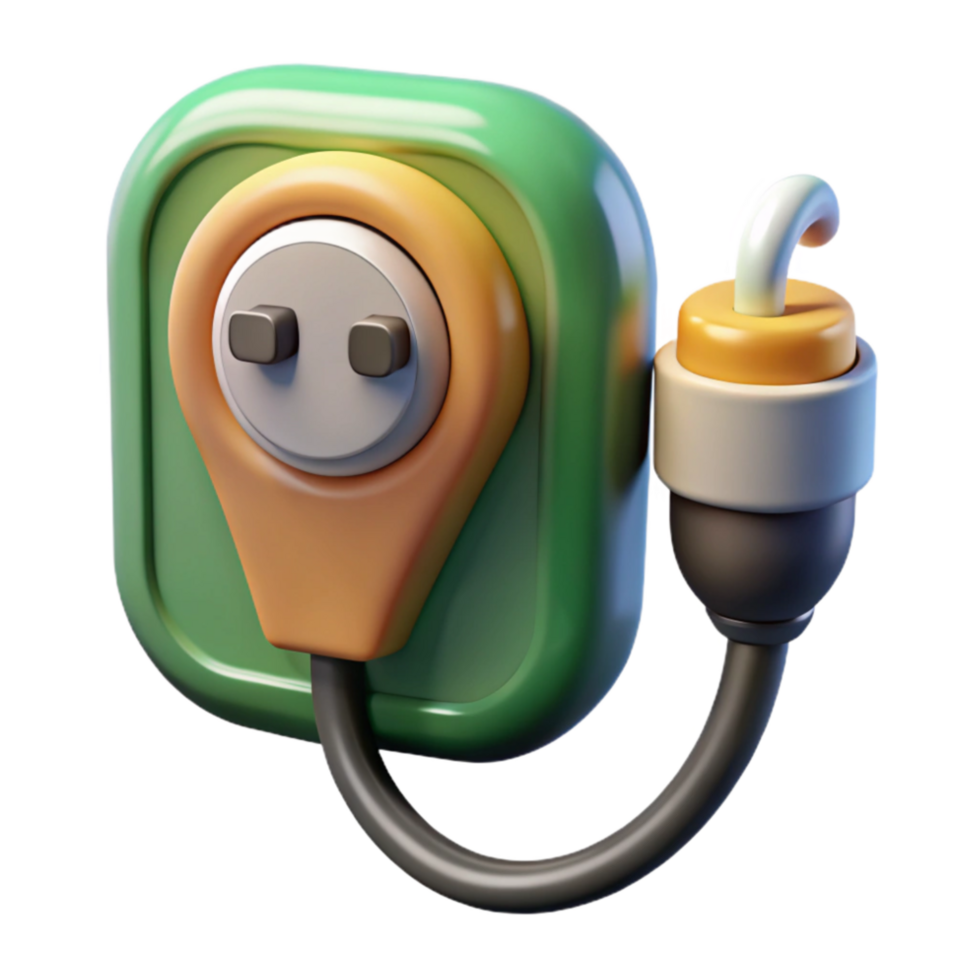 wonderful vintage Electric Car Charging Port Close Up Transparent Background exclusive png