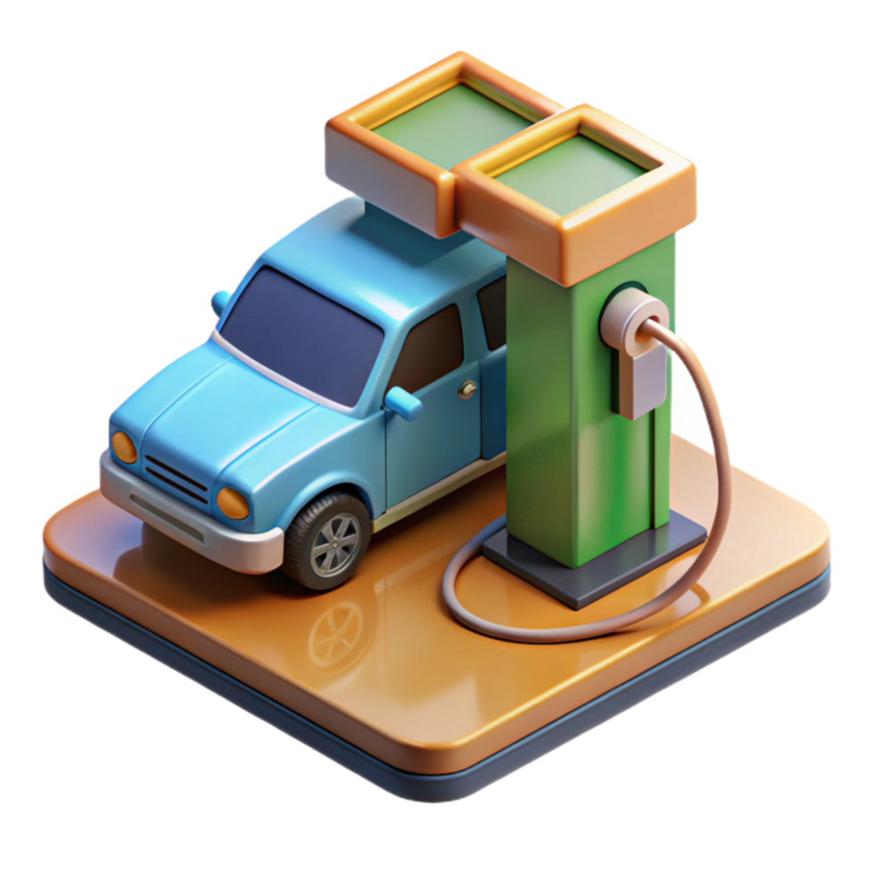 extraordinary rustic Electric Car Charging Station Icon Cutout Element high resolution png