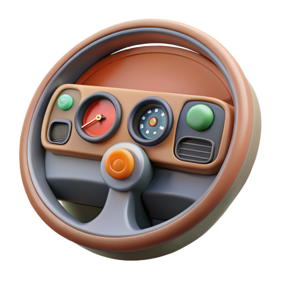 stunning artistic Electric Car Dashboard Cutout Transparent Background premium png