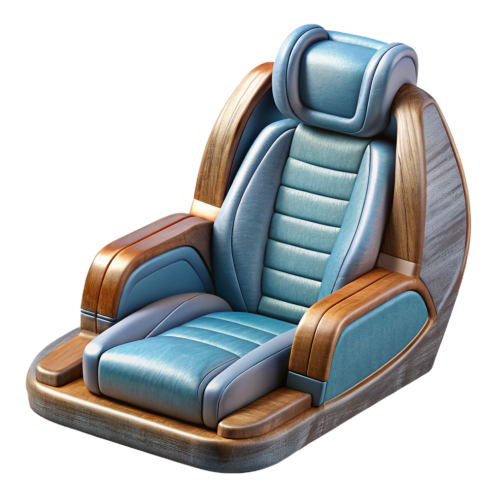 serene traditional Electric Car Interior Seats Detail Cutout premium png