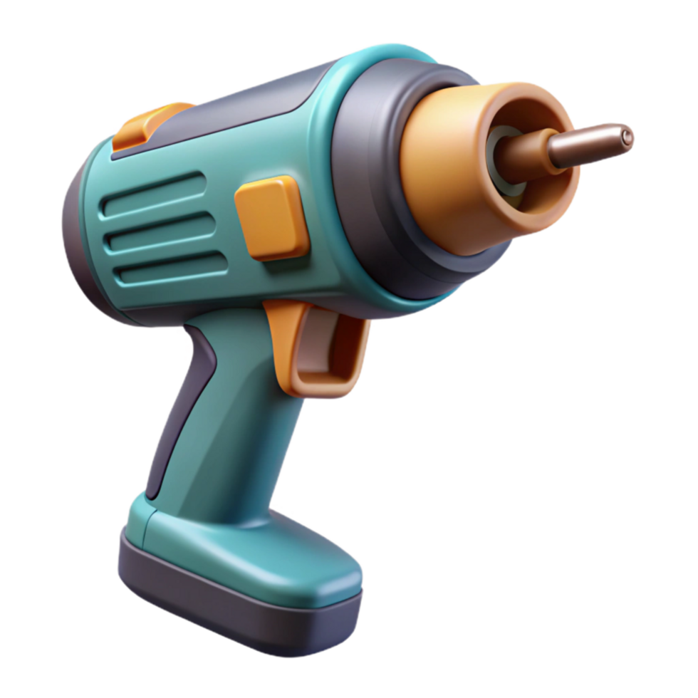 magnificent abstract Electric Drill Side Angle Isolated premium png