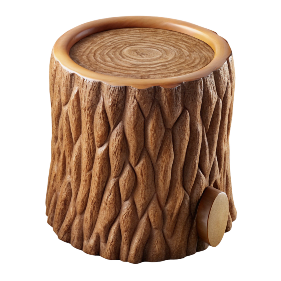 serene traditional Tree Trunk Texture Close Up Cutout professional png